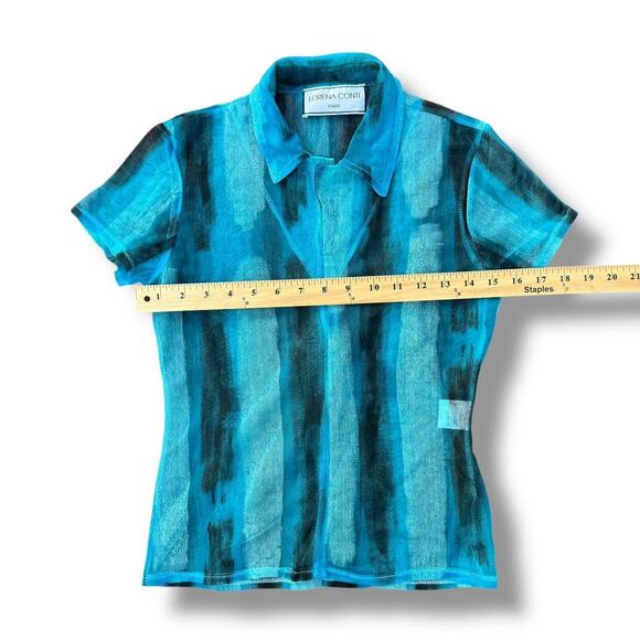 Lorena Conti Paris Y2K Collared Shirt - Picture 4 of 4